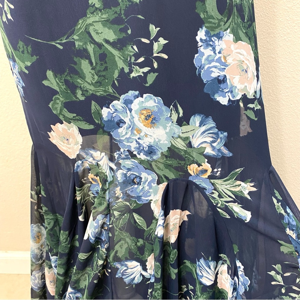 Abercrombie & Fitch Plunge Godet Skirt Maxi Dress NWT - Picture 7 of 12